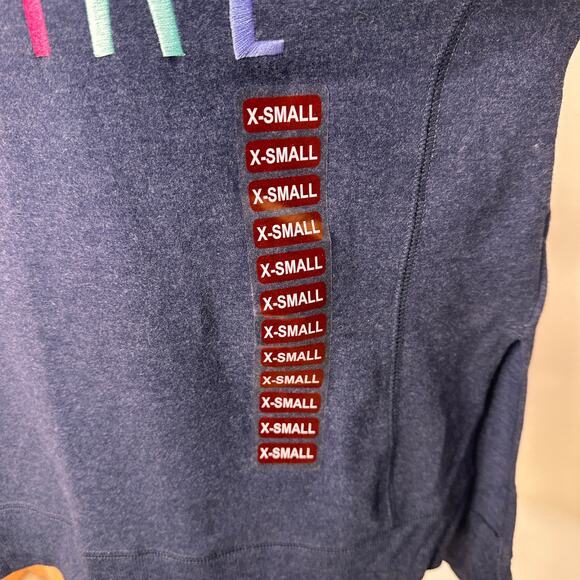 Wildfox SOCIAL Blue Crew Neck Sweatshirt New with tags Size XS - Picture 4 of 9